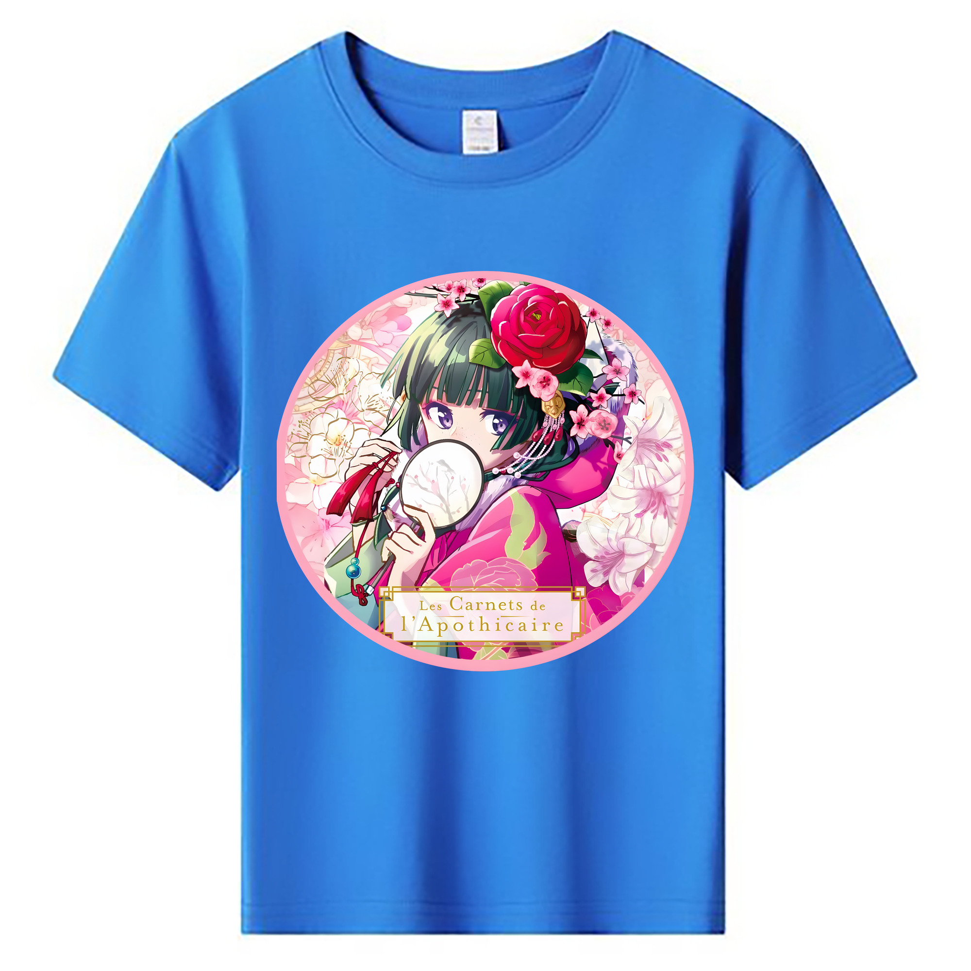 （画像用） 薬屋のひとりごと The Apothecary Diaries 綿100％キッズTシャツ（フロントプリント）
